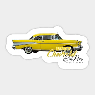 1957 Chevrolet BelAir 2 Door Hardtop Sticker